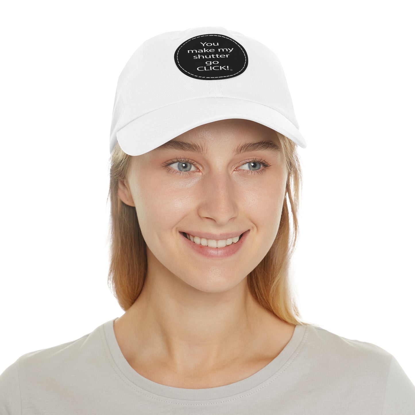 Photography Dad Hat - "You Make My Shutter Go CLICK!" - Gift for Photographers, Trendy Hat, Casual Accessory, Unique Cap