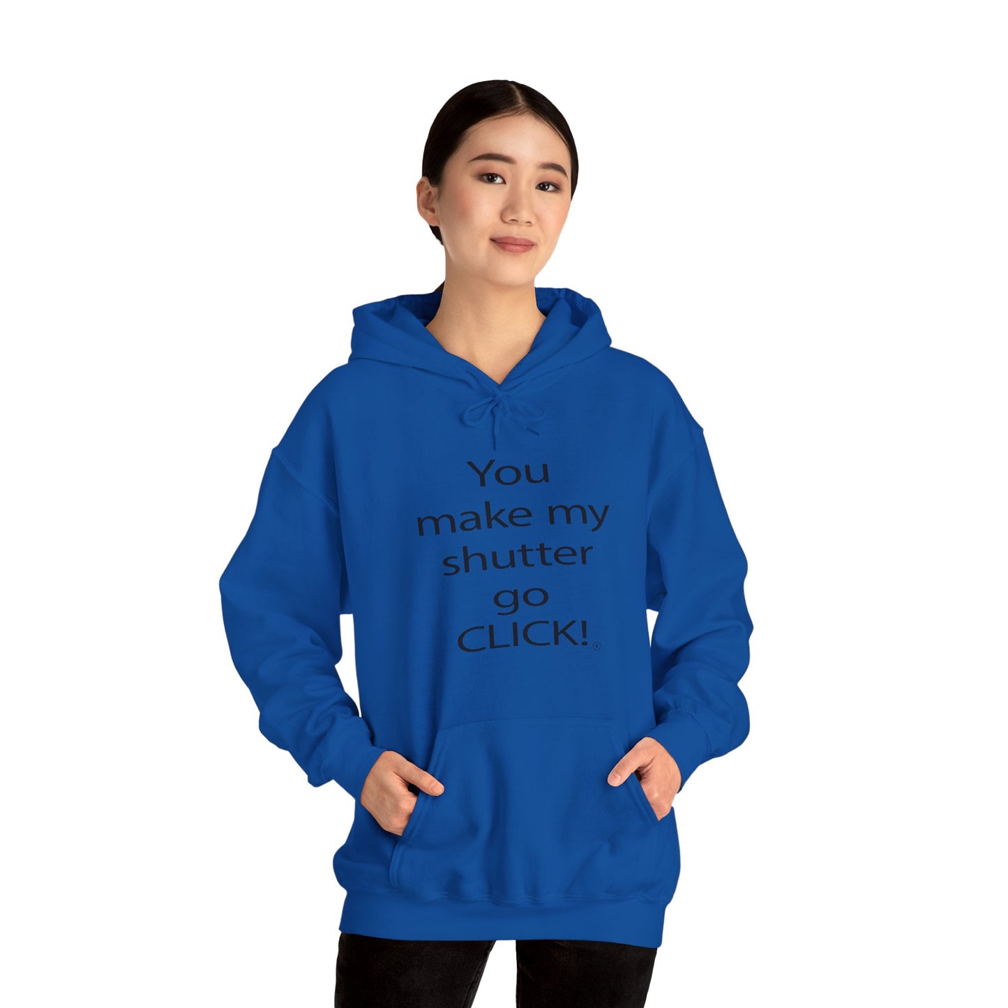 You make my shutter go CLICK!® - Unisex Heavy Blend™ Hooded Sweatshirt