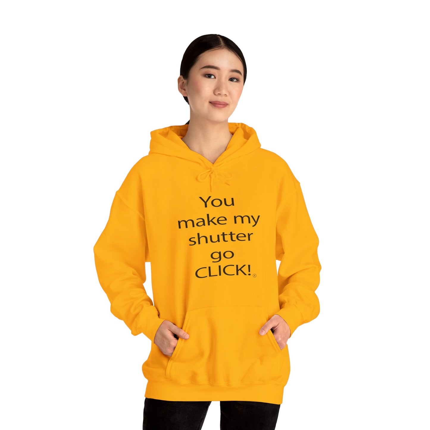 You make my shutter go CLICK!® - Unisex Heavy Blend™ Hooded Sweatshirt